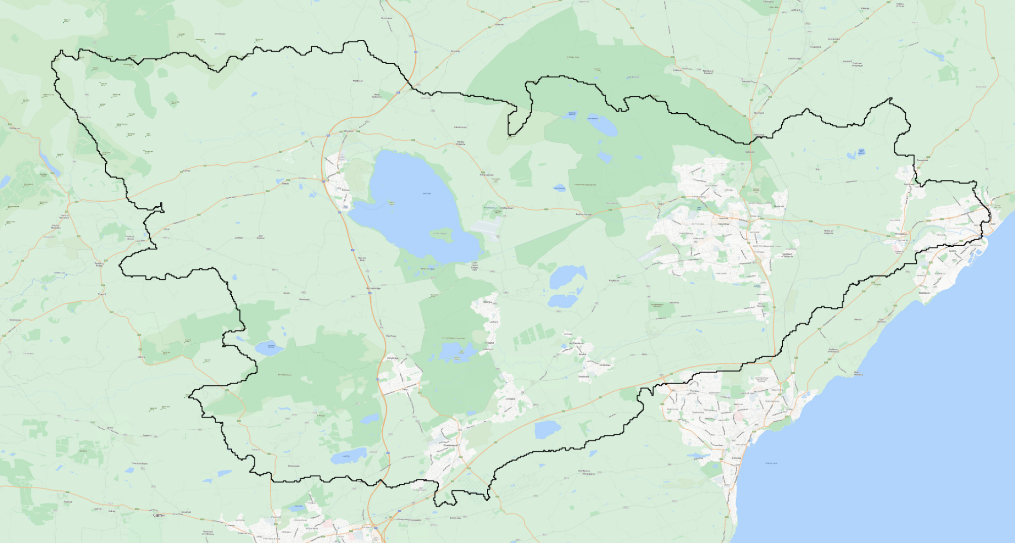 Leven Catchment Boundary
